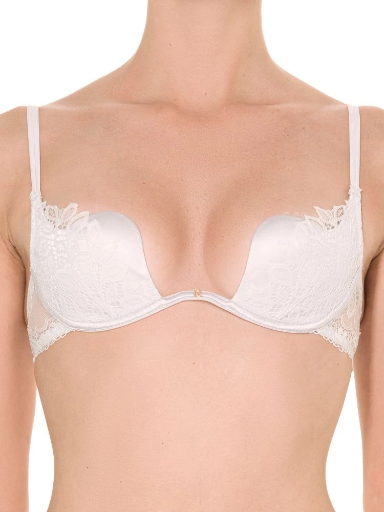 Seide Star-Cup BH WEDDING Silber-grau Von Ritratti – Bild 3