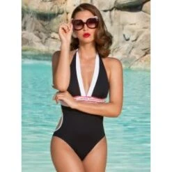 Neckholder Badeanzug PAILLETTEN Von Cotton Club Mare