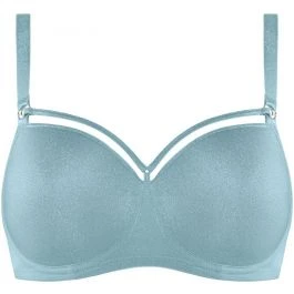 Balconette BH SPACE ODYSSEY STYLE Shining Blue And Silver D-Cup Von Marlies Dekkers