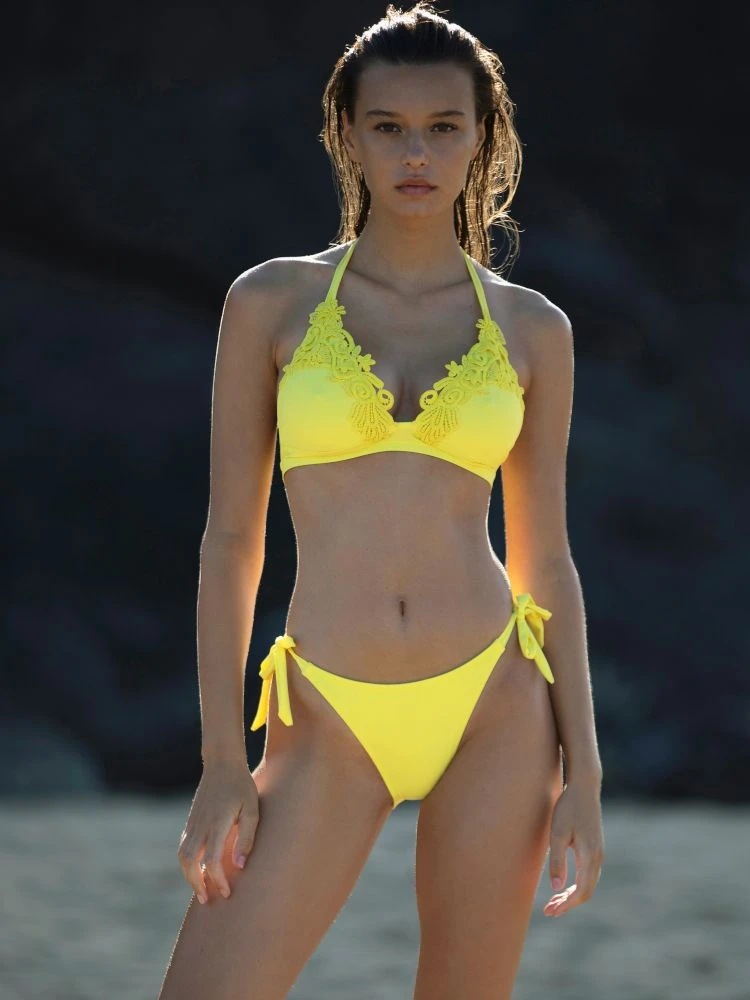 Triangel-Bikini MISI ONYX 61 Gelb Von Pain De Sucre – Bild 2