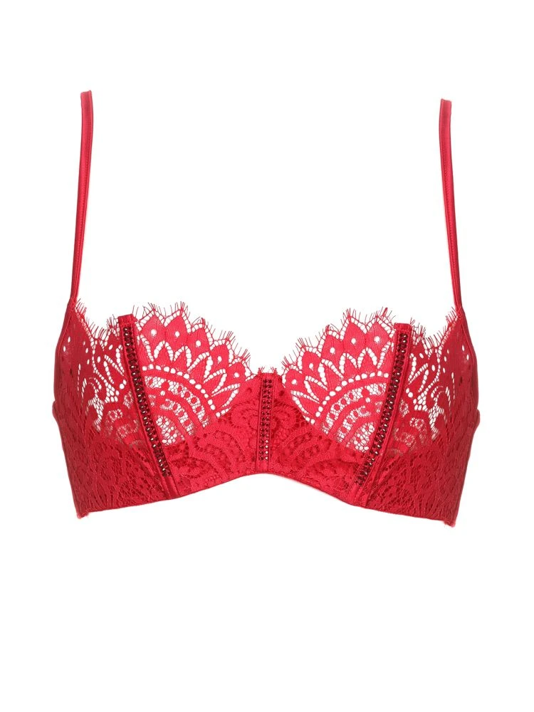 Balconette BH BLACK SWAN Mit Spitze Und Strass Von Prelude Milano – Bild 3