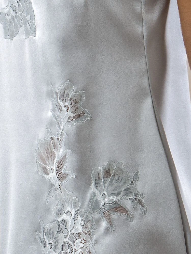 Seta Superior Seiden-Negligé SPLENDIDA Stretchseide Cotton Club – Bild 13