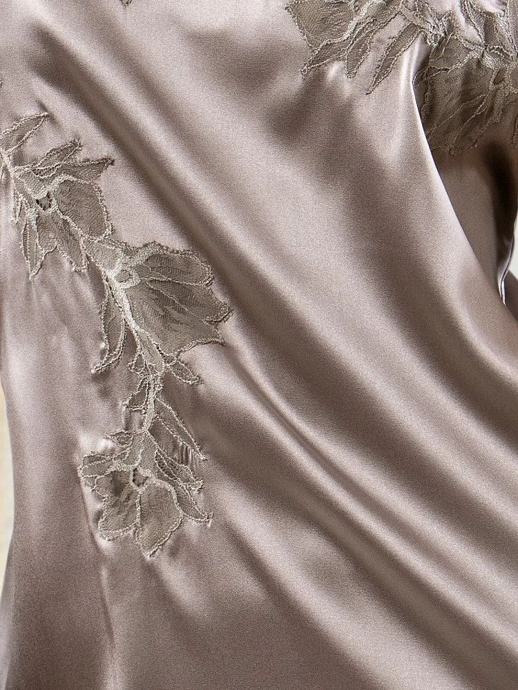 Seta Superior Seiden-Negligé SPLENDIDA Stretchseide Cotton Club – Bild 14