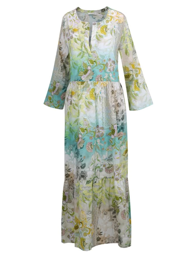 Strandkleid PANAREA Limette-türkis Von Eva B. Bitzer – Bild 4