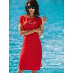 Viscose Strandkleid PANTHER Von Fürstenberg