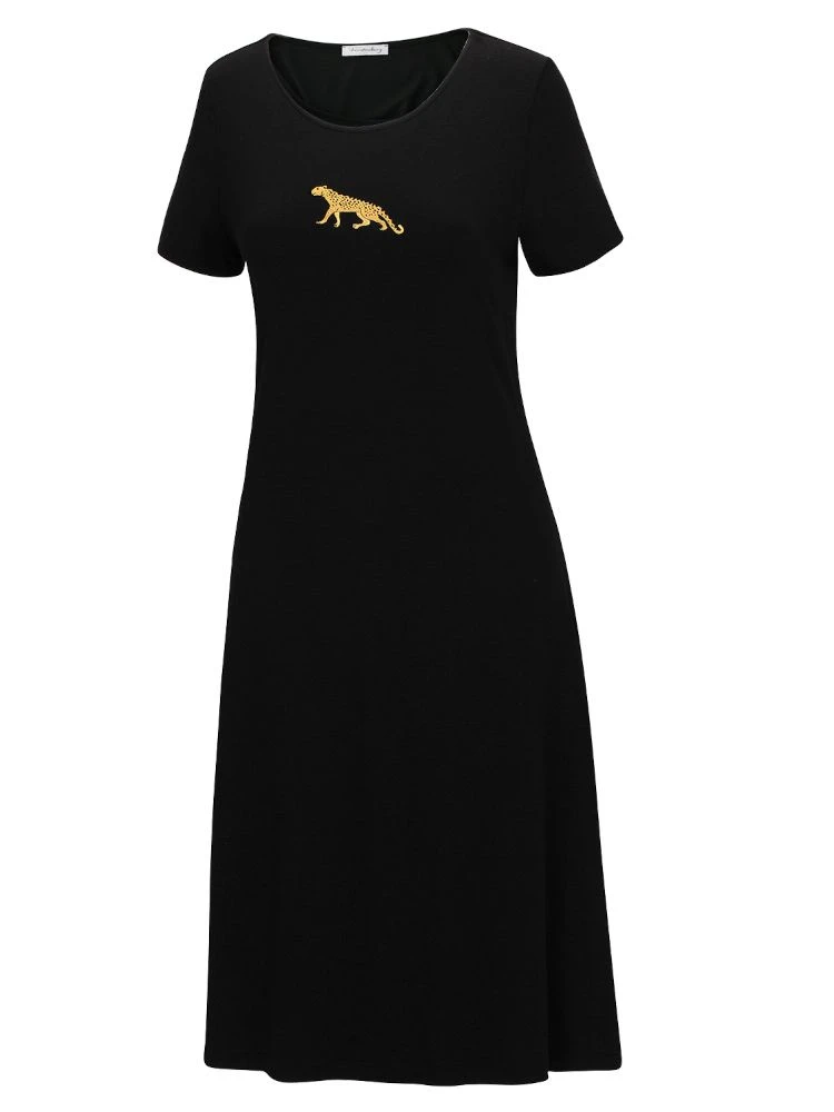 Viscose Strandkleid PANTHER Von Fürstenberg – Bild 3