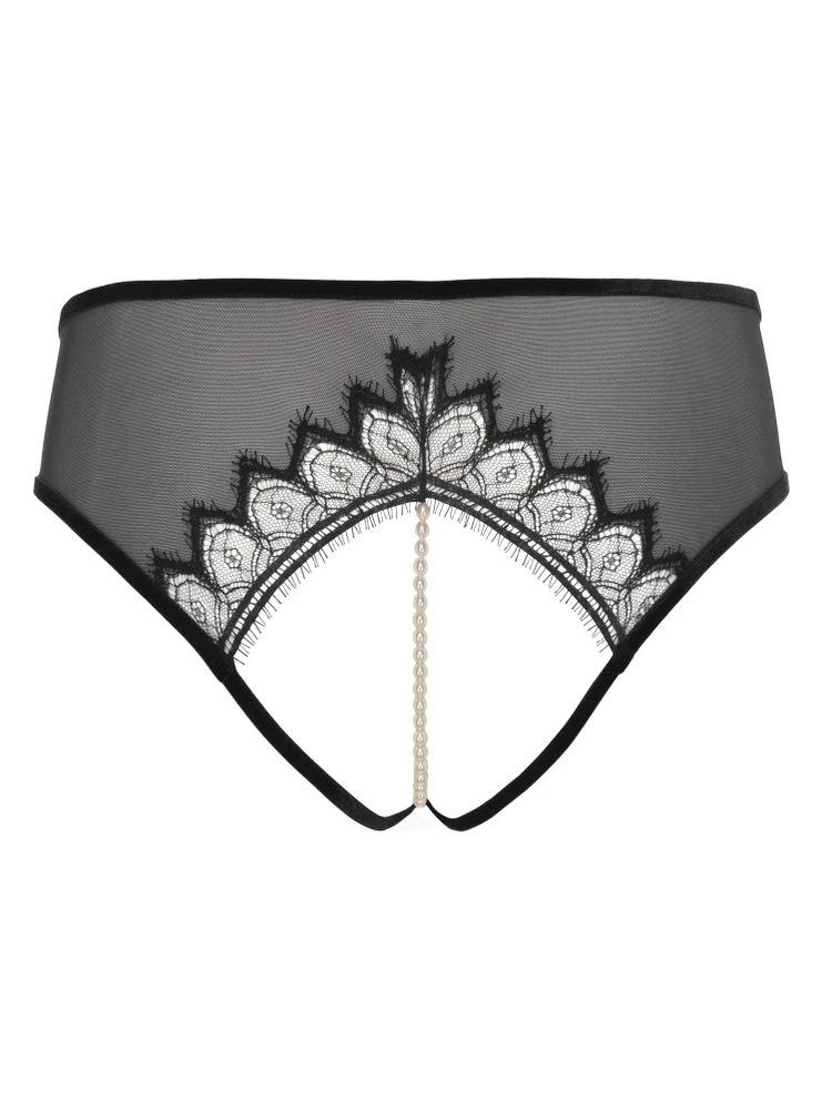 Kyoto Brief Perlenslip Schwarz Von Bracli – Bild 4