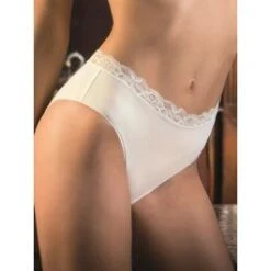 Slip Microfaser Spitze VERUSKA Basic Von Cotton Club Rubino
