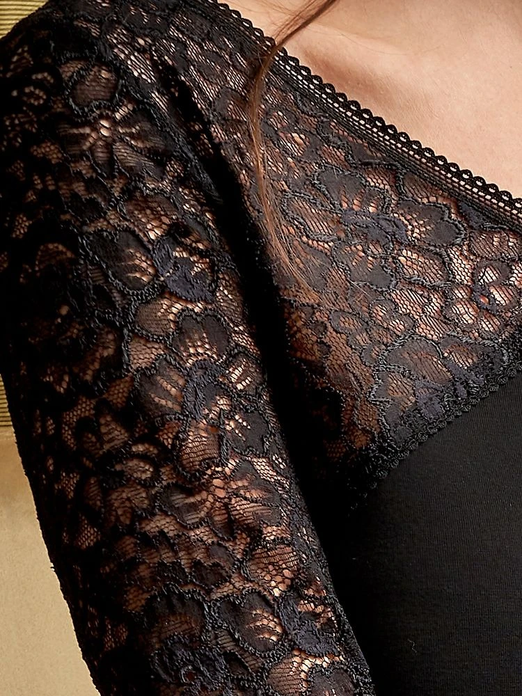 Nachtkleid JASMINE Schwarz Aus Modal Von Imec – Bild 4