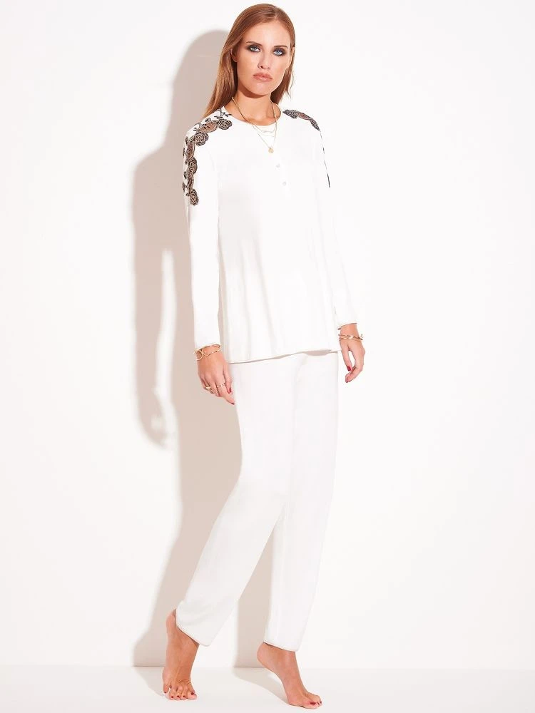 Modal Pyjama CREMA Wollweiß Von Chiara Fiorini – Bild 2
