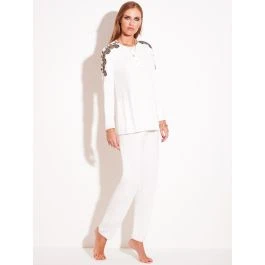 Modal Pyjama CREMA Wollweiß Von Chiara Fiorini