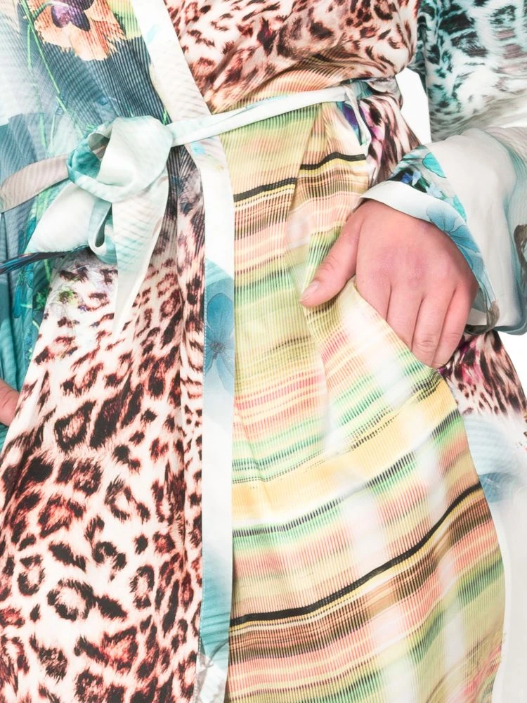 Kimono 100% Seide TOPAS Mit Animalprint Von Eva B. Bitzer – Bild 3