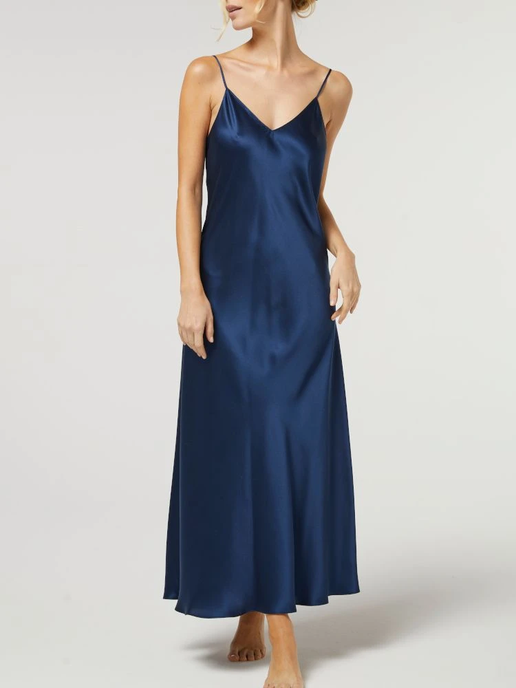 100% Seide Nachtkleid DORINE Von Vivis – Bild 3