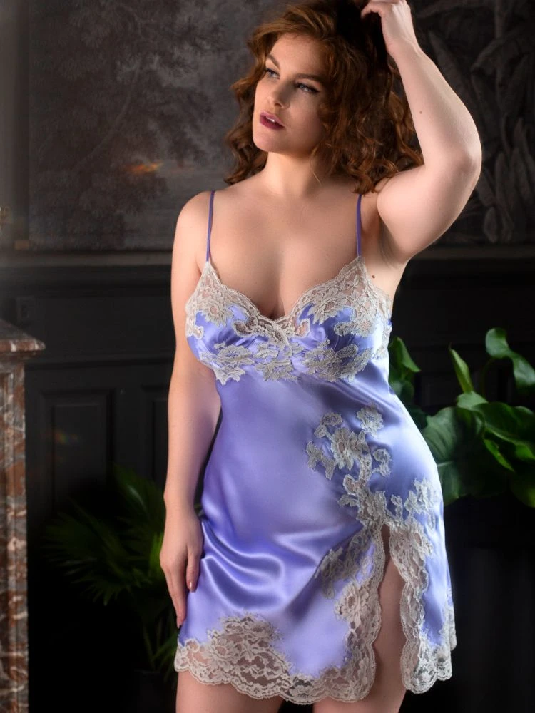 100% Seide Neglige MARJOLIE No. 3 Exquisit Von Marjolaine – Bild 3