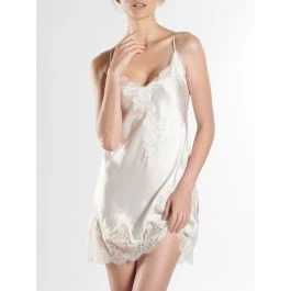 100% Seide Negligé TOI MON AMOUR Klassische Farben Von Aubade