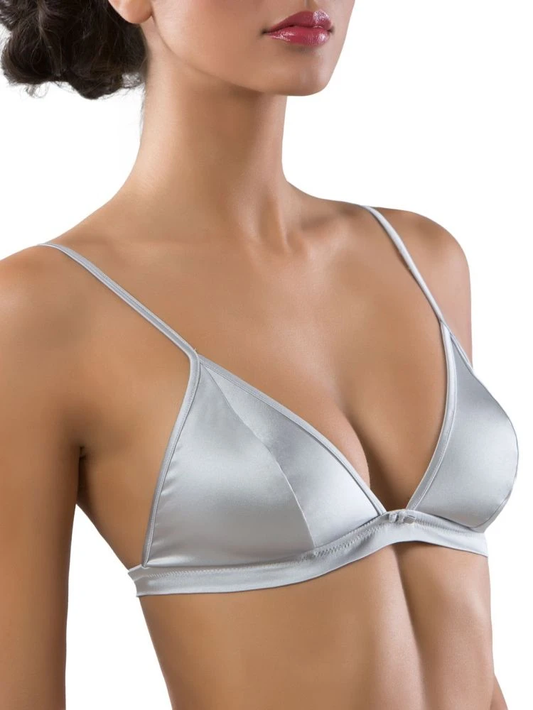 Seta Superior Stretchseide Triangel-BH REGALE Glatt Von Cotton Club – Bild 10