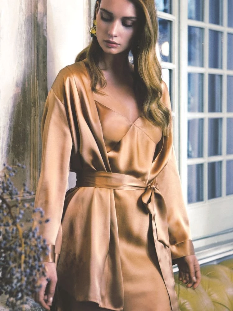 Seidennachthemd / Seidenkleid NEW SEDUCTION Von Luna Di Seta – Bild 11