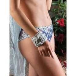 Seide Brasiliana Slip SETA Marine-aqua Von Ambra