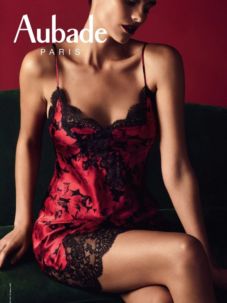 100% Seide Negligé TOI MON AMOUR Von Aubade – Bild 11