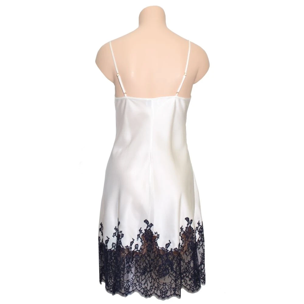 100% Seide Negligé CAPRICE Mittellang Marjolaine – Bild 5