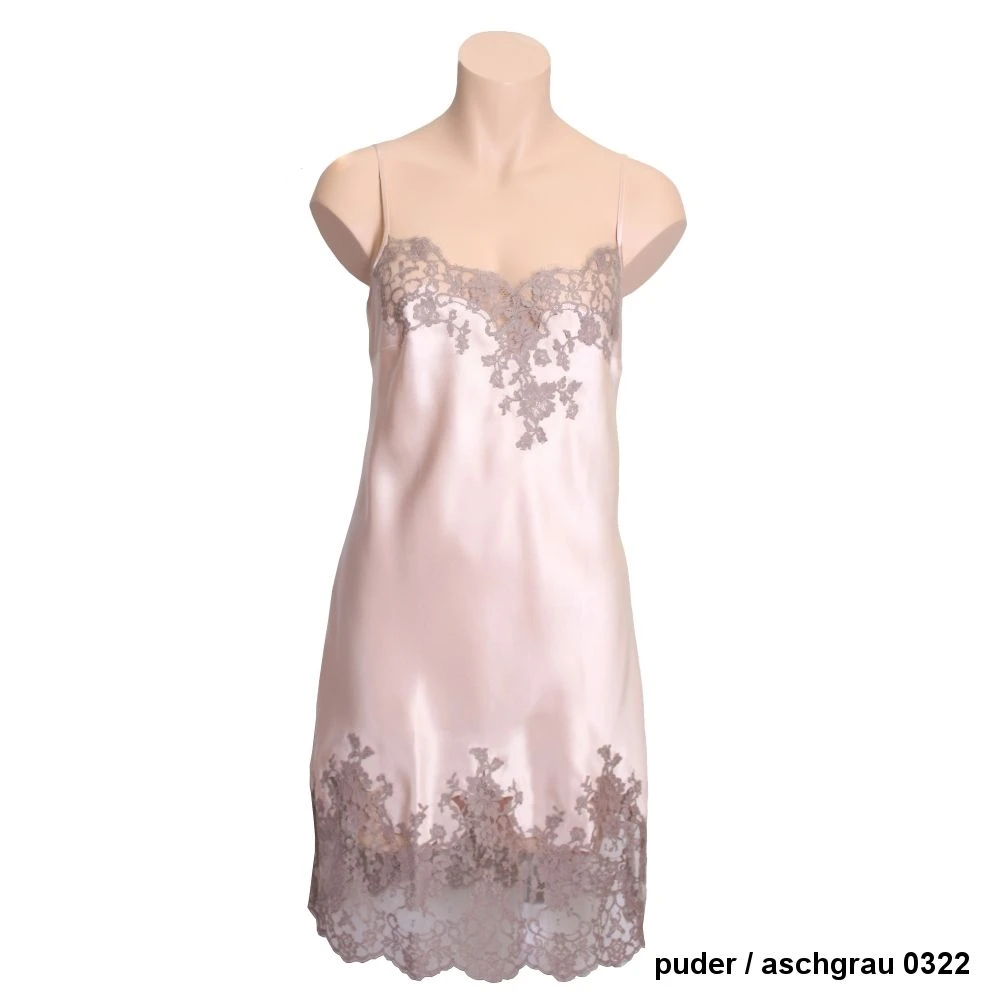 100% Seide Negligé CAPRICE Mittellang Marjolaine – Bild 6