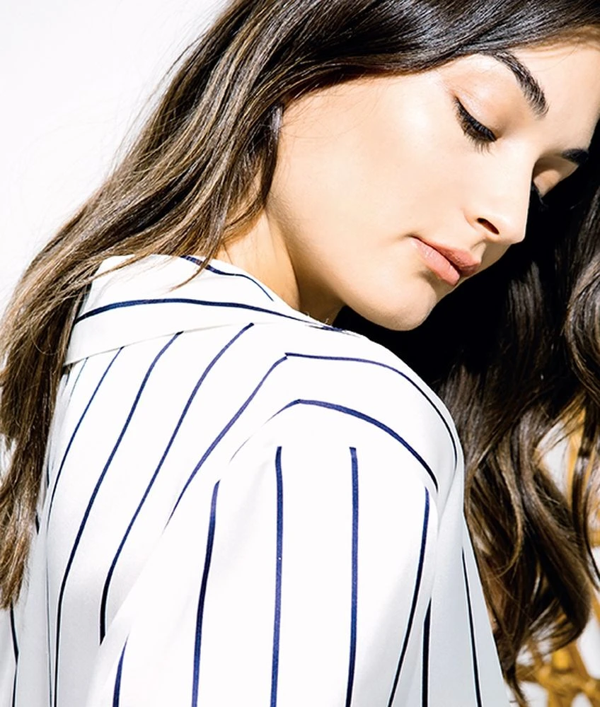 Seide Schlafanzug STREIFEN Von Luna Di Seta – Bild 3