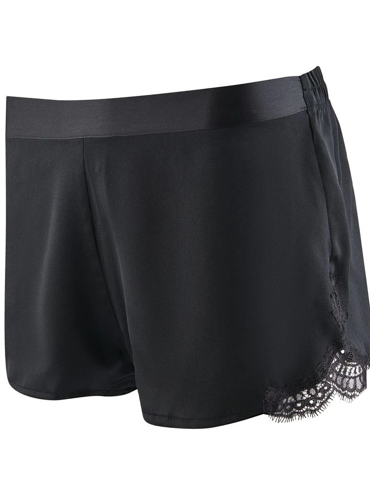 100% Seide Shorts SOIE D´AMOUR Mit Spitze Aubade – Bild 14