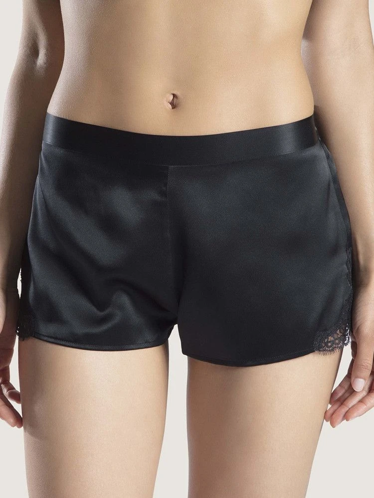 100% Seide Shorts SOIE D´AMOUR Mit Spitze Aubade – Bild 15