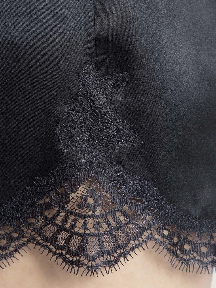 100% Seide Shorts SOIE D´AMOUR Mit Spitze Aubade – Bild 17