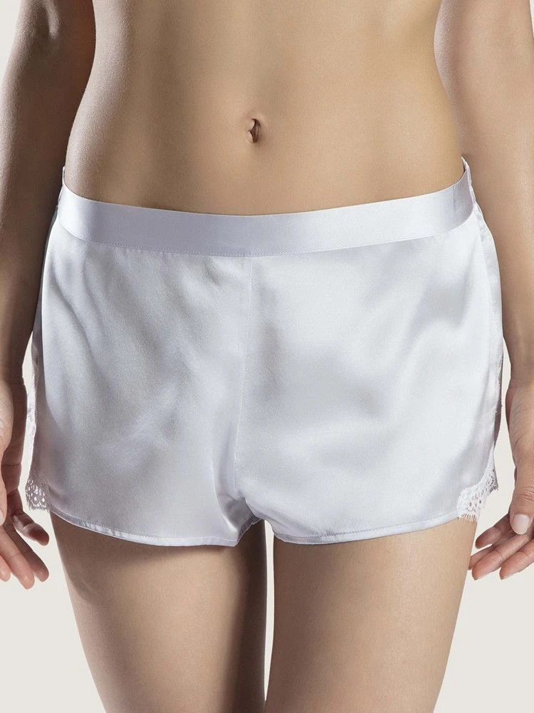 100% Seide Shorts SOIE D´AMOUR Mit Spitze Aubade – Bild 10
