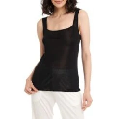 TrÀgertop Aus 100% Wirkseide PURE Schwarz Oder Weiss Von Gattina