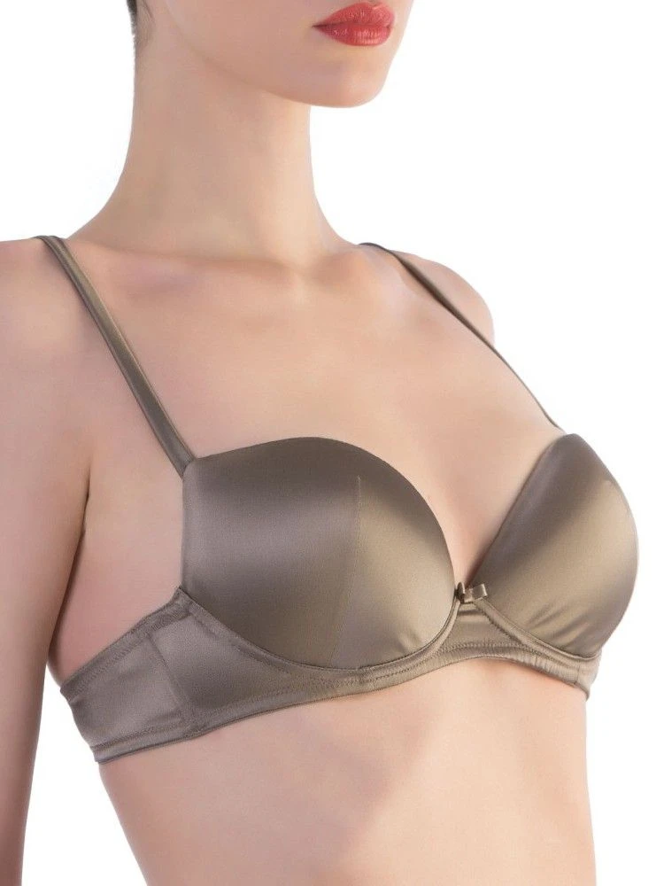 Seta Superior Stretchseide Schalen-BH PREGIATO Satin Von Cotton Club – Bild 8